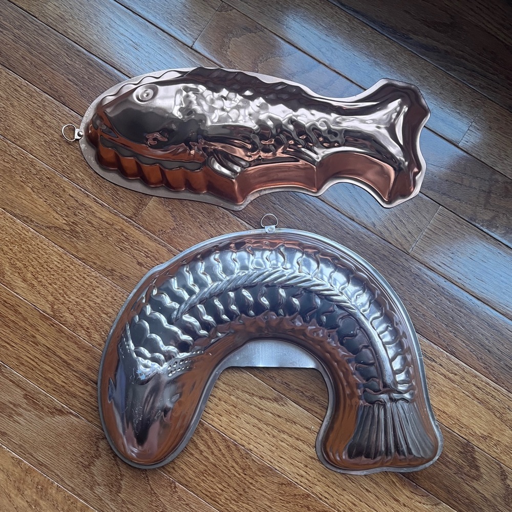 Copper Fish-Shaped Molds